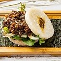 照烧牛肉米汉堡 Teriyaki Beef Rice Burger - 九汤屋 Best Noodle 纽约唐人街饭类与米汉堡